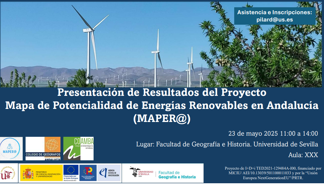 Jornada_Mapa de Potencialidad de Energías Renovables en Andalucía