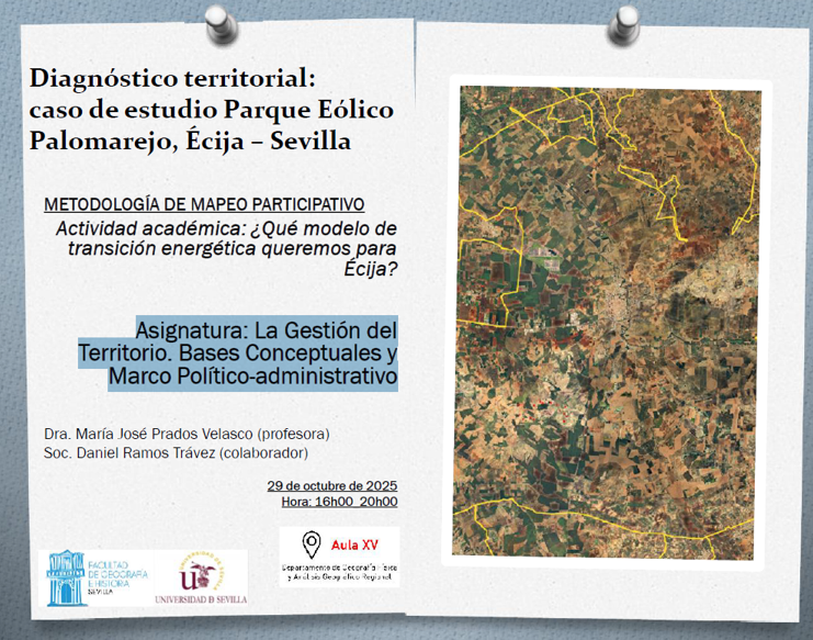 Taller_ Diagnóstico territorial: caso de estudio Parque Eólico Palomarejo, Écija – Sevilla
