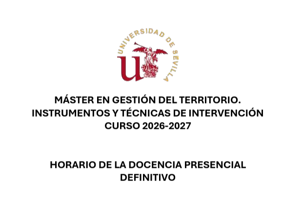 Publicados los horarios del curso académico 2026/2027