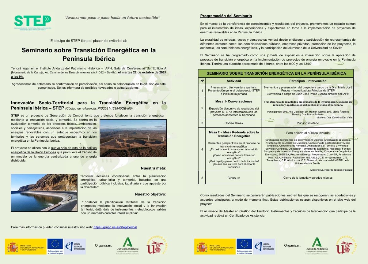 Seminario sobre la Transición energética en la Península Ibérica