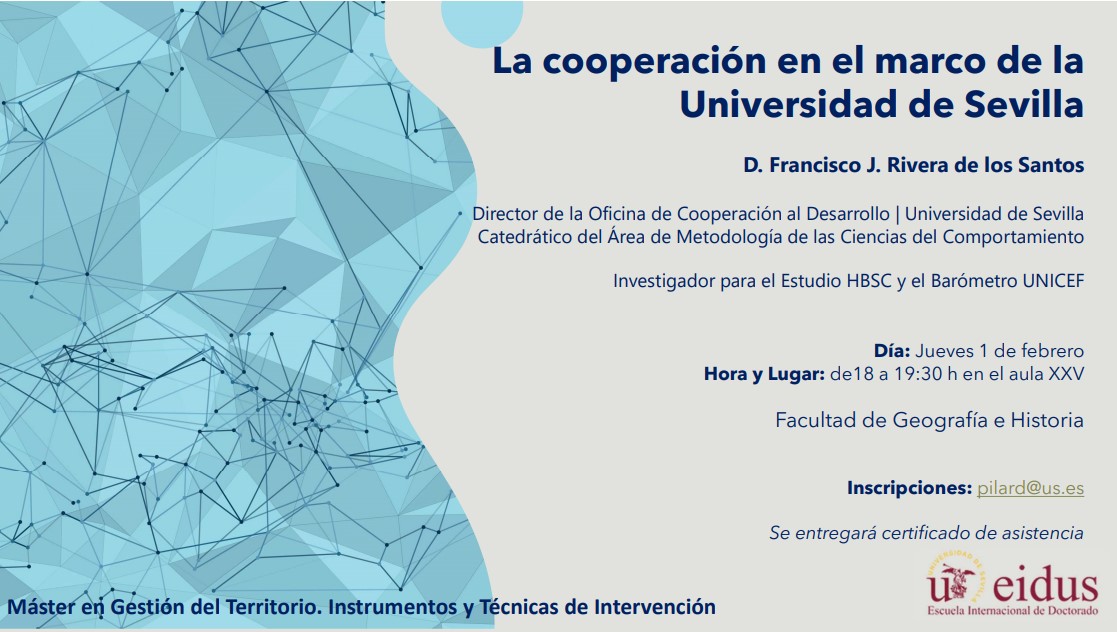 Conferencia_La cooperación en el marco de la Universidad de Sevilla
