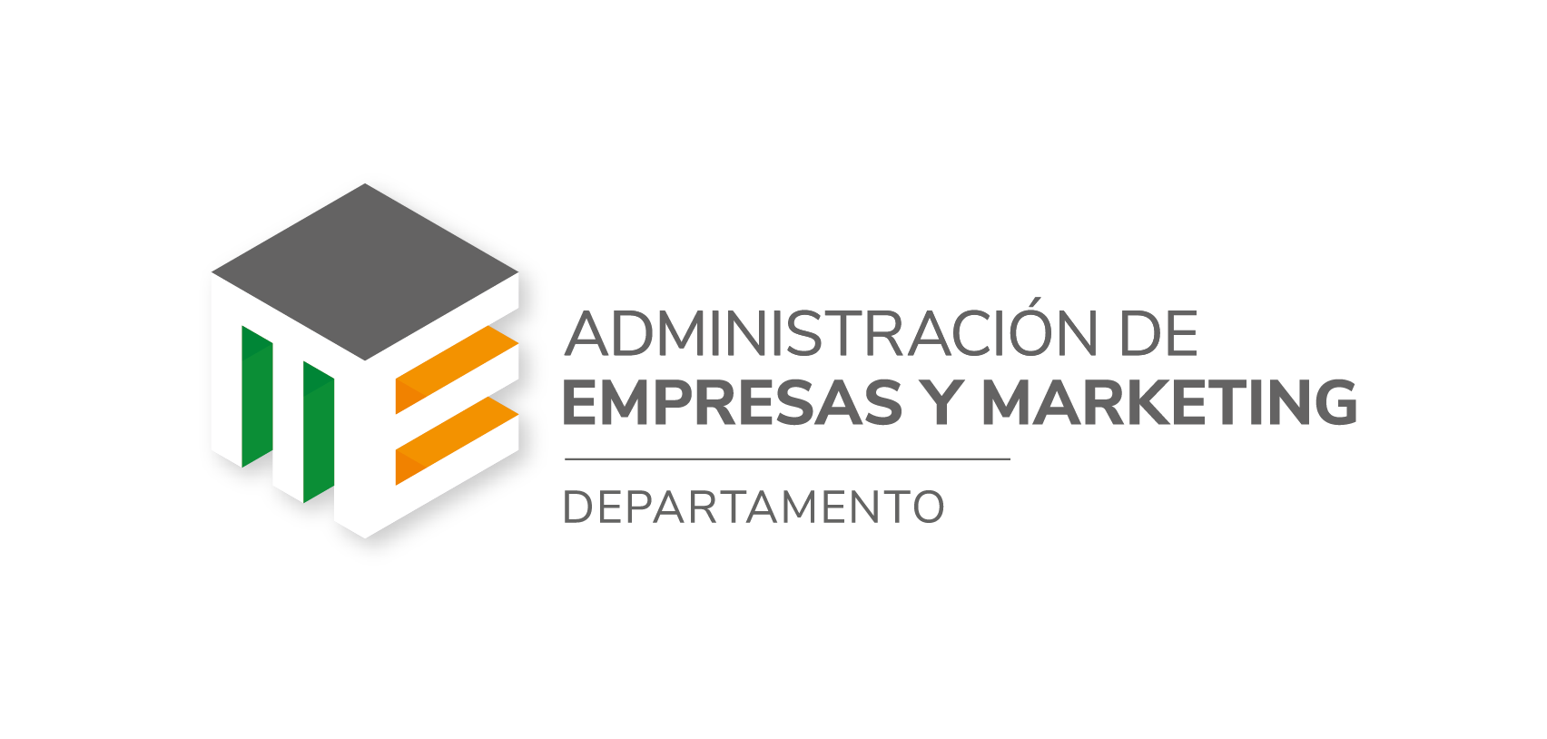 Logo del departamento de adminstración de empresas y marketing